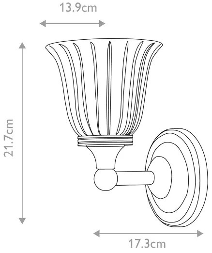 Aplică LED pentru baie Elstead BATH-AUSTEN1-PC AUSTEN 1xG9/3W/230V IP44