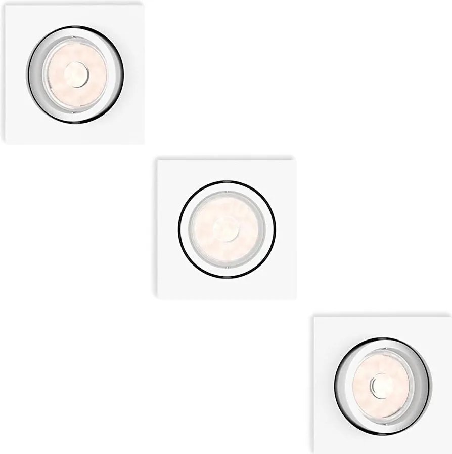 Philips 50193/31/PN - Set de 3 spoturi încastrate ENNEPER 1xGU10/5,5W/230V