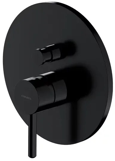 Baterie cada - dus incastrata Omnires Y negru cu corp ingropat
