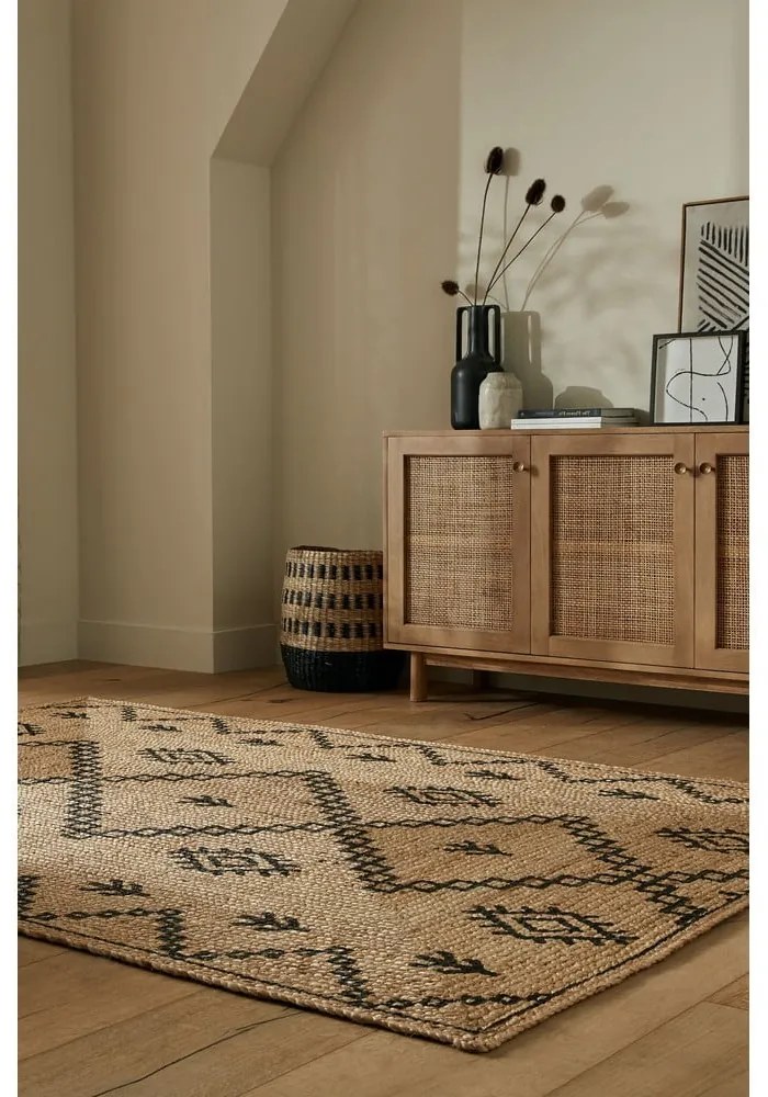 Covor în culoare naturală din iută 120x170 cm Rowen – Flair Rugs