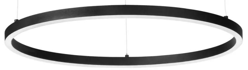 Lustra LED design modern Oracle slim sp d050 round 4000k on-off negru