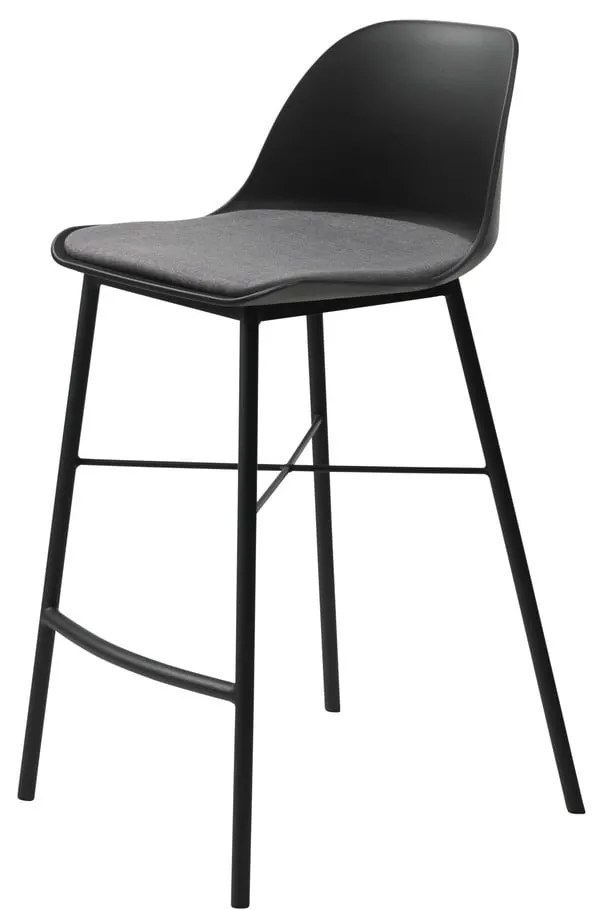 Scaun bar Unique Furniture Whistler, negru-gri