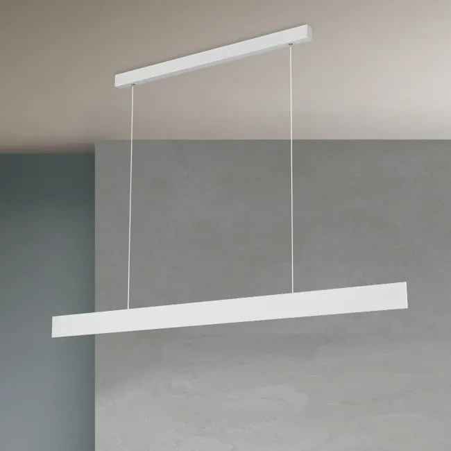 Lustra LED suspendata moderna up/down GIDEON alba