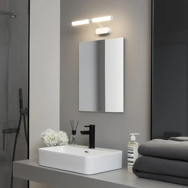 Brilagi - Iluminare LED pentru oglindă de baie TUBEO, 6W, 230V, 40 cm, IP44, alb