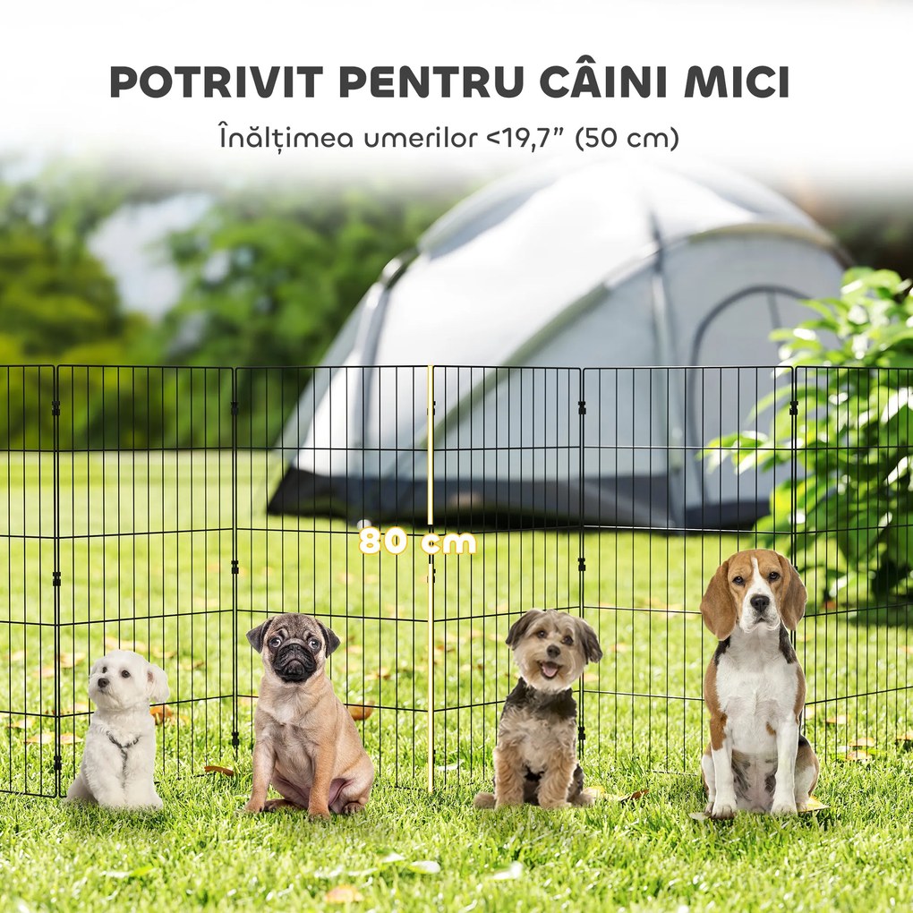 PawHut Țarc pentru pui de câine și spațiu de joacă pentru animale de companie | Aosom Romania