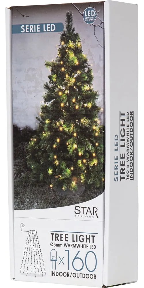 Ghirlandă luminoasă cu 160 becuri, lungime 200 cm Serie LED – Star Trading