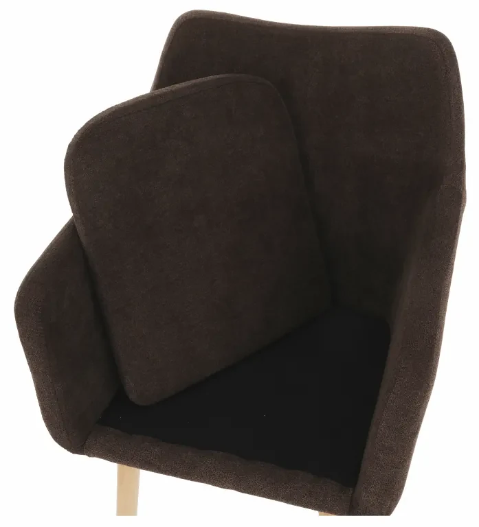 Zondo Scaun de sufragerie Danar (maro închis). 744857