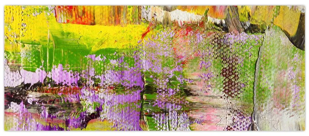 Tablou cu abstracție - pictura (120x50 cm)