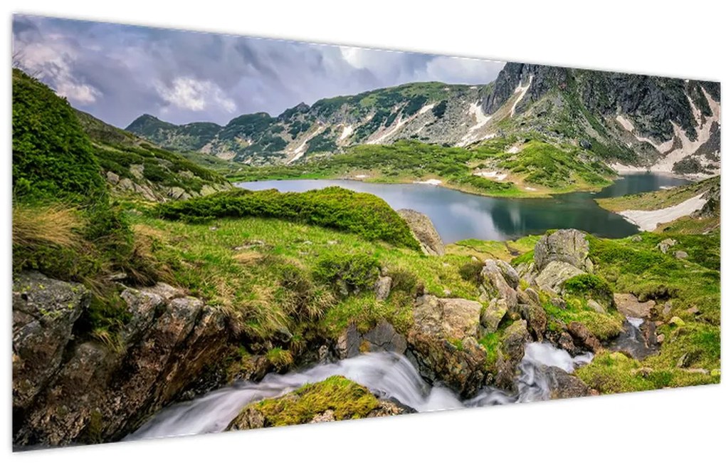 Tablou - Vedere la Muntele Rila (120x50 cm)