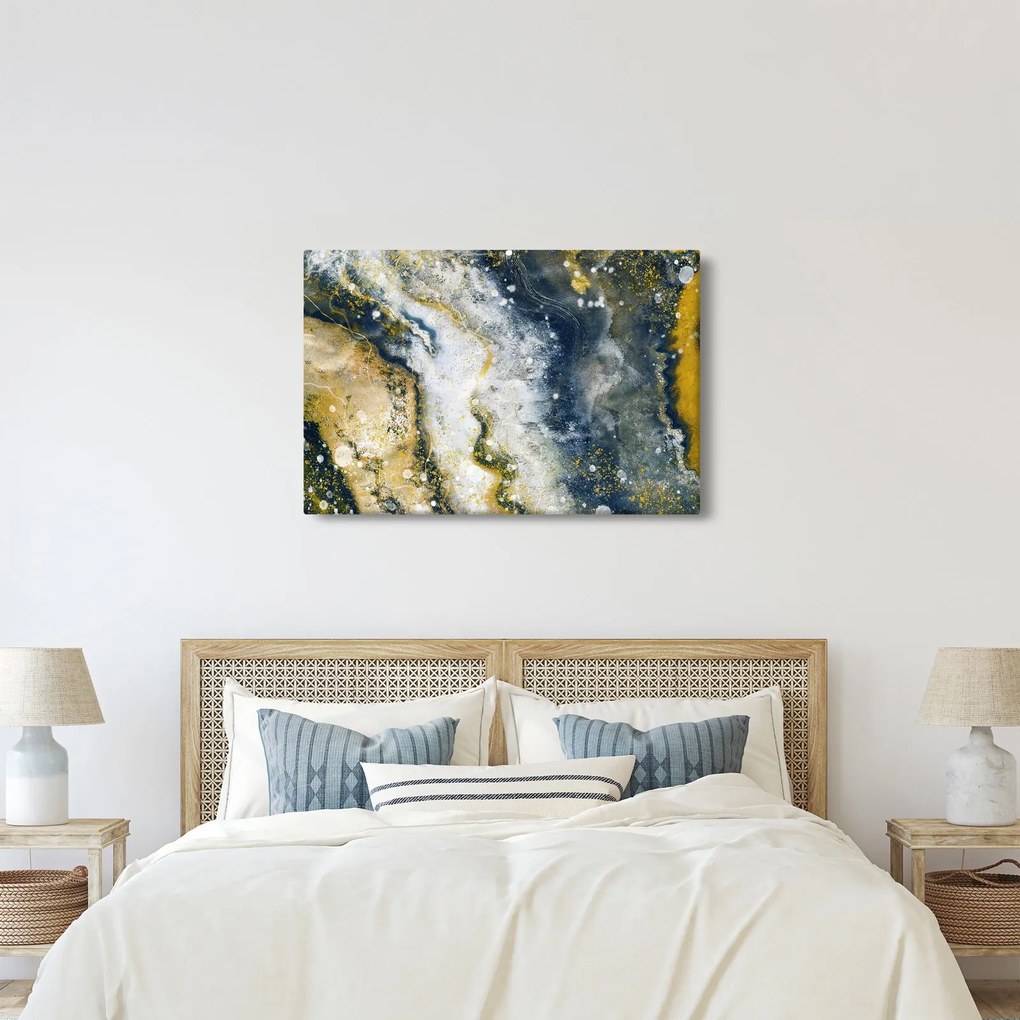 Tablou - Abstract auriu (90x60 cm)