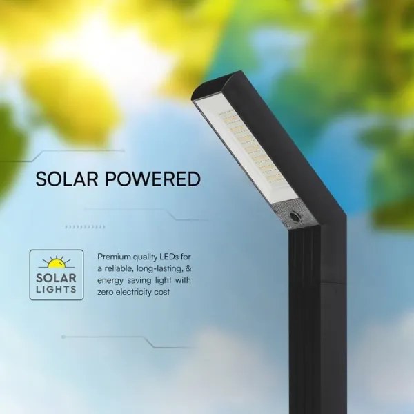 Lampă solară LED 2-în-1, 1,5 W, 3,7 V, IP65, 1500 mAh