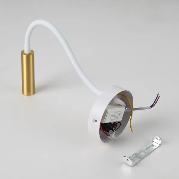 Lampă LED flexibilă de perete Brilagi MAYA LED/3W/230V 4000K alb/auriu