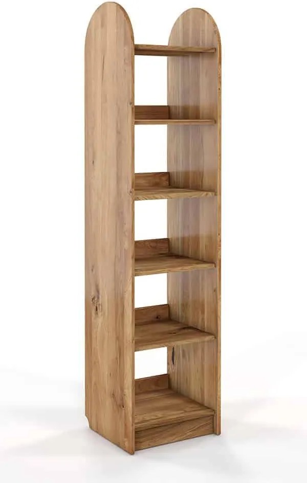 Corp lemn masiv Bibliotecă Hans Stejar - Etajeră L 40/60/80cm - 40 cm