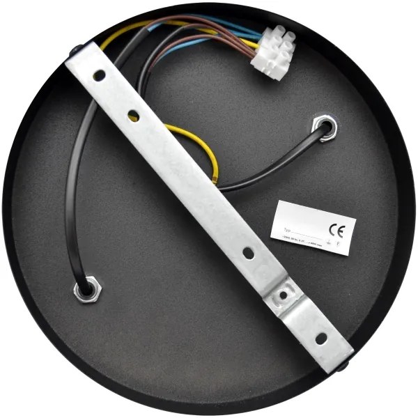 Spot CENTRO 3xE27/15W/230V negru