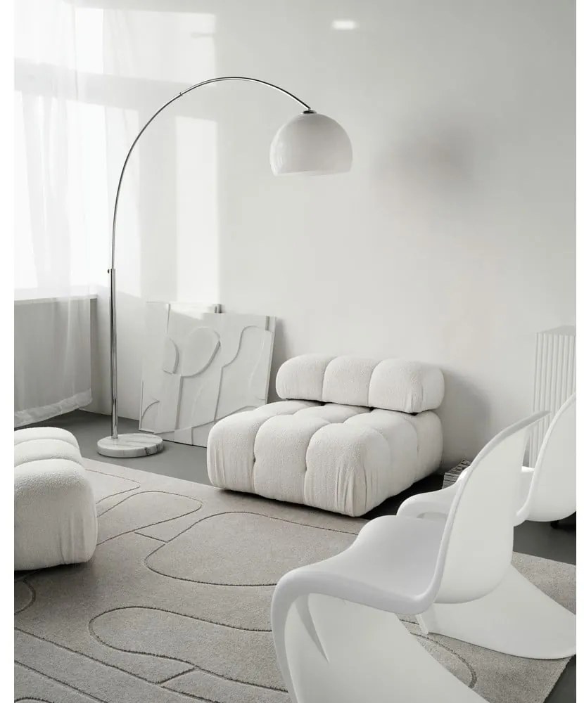 Covor gri deschis din lână 200x300 cm Morphic – Agnella