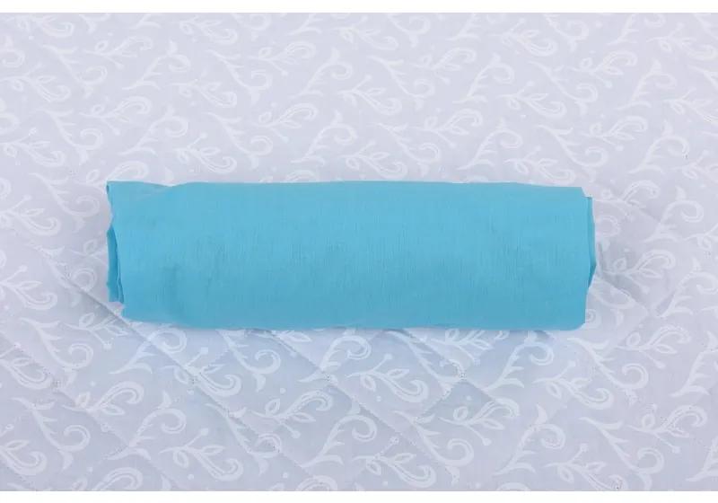 Cearceaf cu elastic pentru patut de 140x 70 cm bleu
