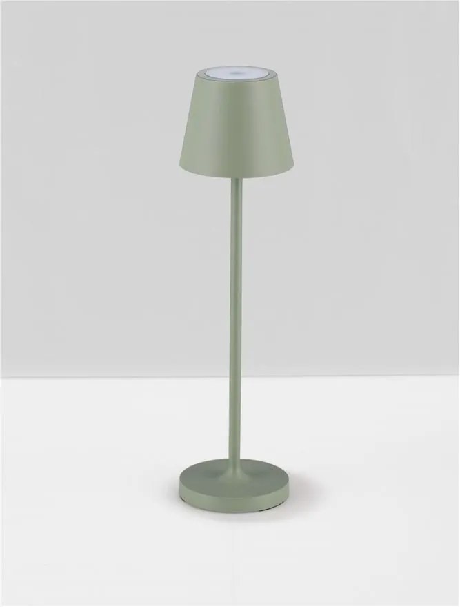 Veioza/Lampa de masa LED portabila exterior IP54 PETIT verde