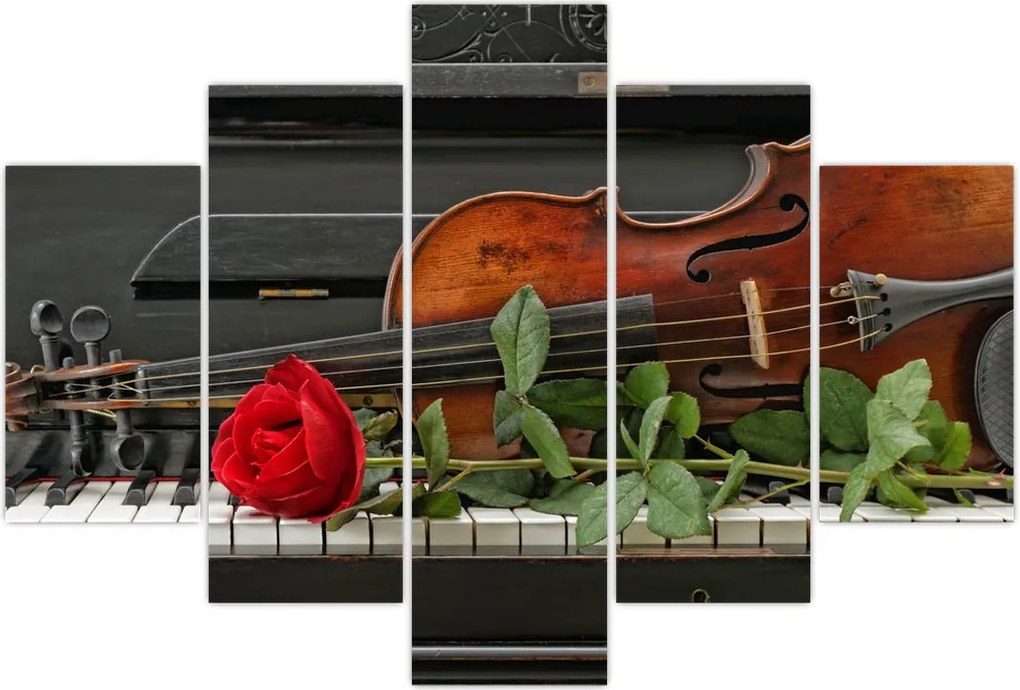 Tablou- Amintire de muzicean (150x105 cm)