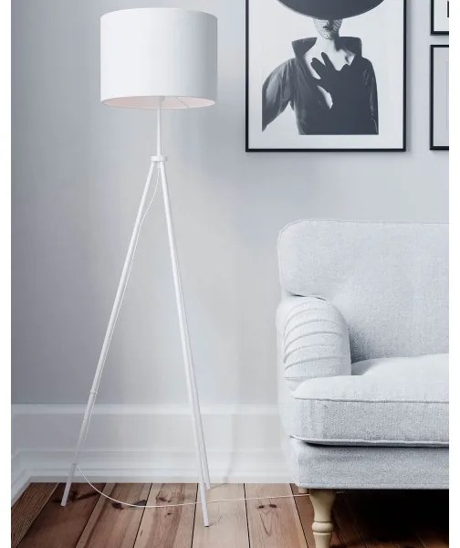 ByRydens 4100700-5000 - Lampă de podea RINA, 1xE27/5W/230V, albă