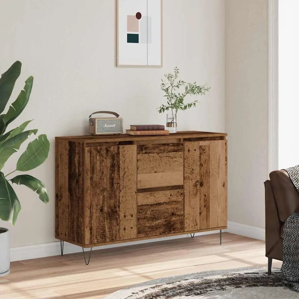 vidaXL Servantă, lemn vechi, 104x35x70 cm, lemn prelucrat