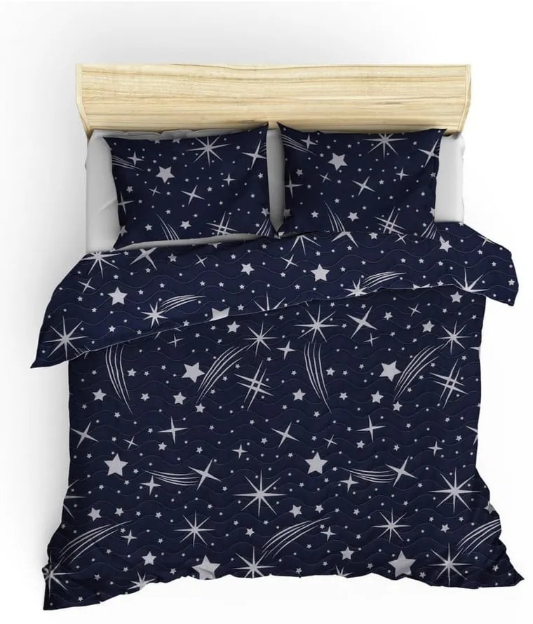 Cuvertură matlasată cu 2 fețe de pernă Polle, 200 x 220 cm