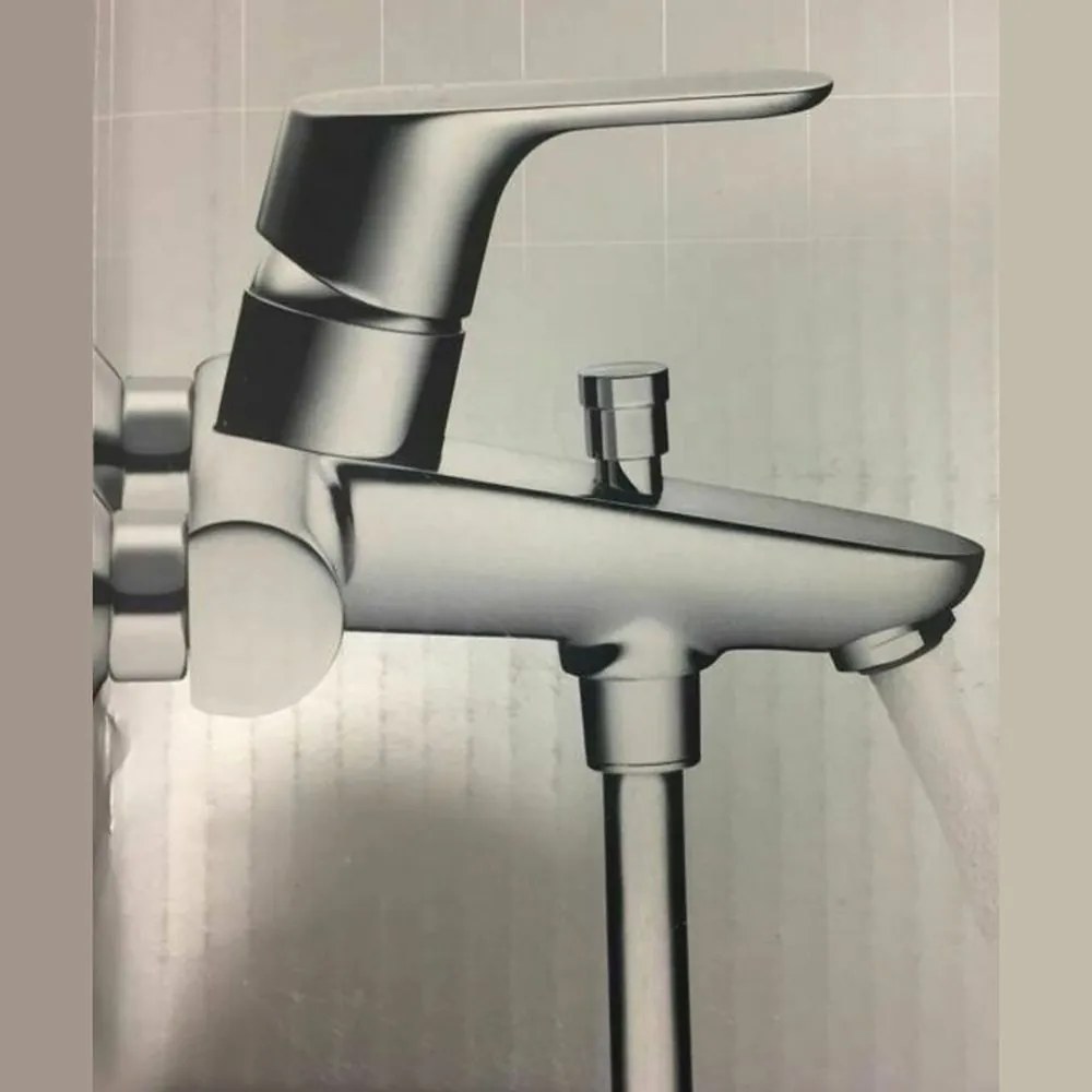 Baterie cada sau dus culoare crom Hansgrohe, Focus E2