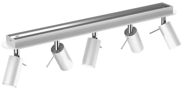 Spot PRESTON 5xGU10/40W/230V alb/crom