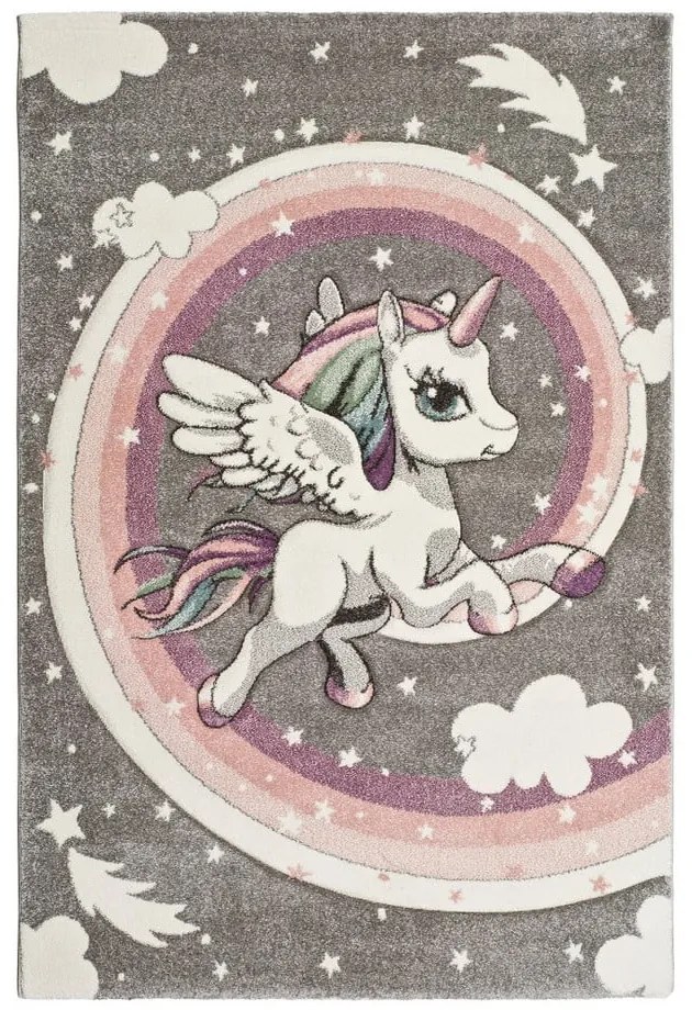 Covor pentru copii Universal Kinder Unicorn, 120 x 170 cm