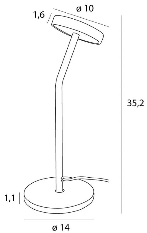 Veioza, Lampa de masa LED design minimalist Ibiza