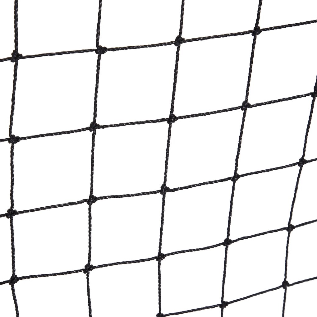 HOMCOM Plasă de revenire din metal unghi reglabil și 20 de corzi elastice pentru antrenament fotbal, tenis, handbal 96x80x96 | Aosom Romania