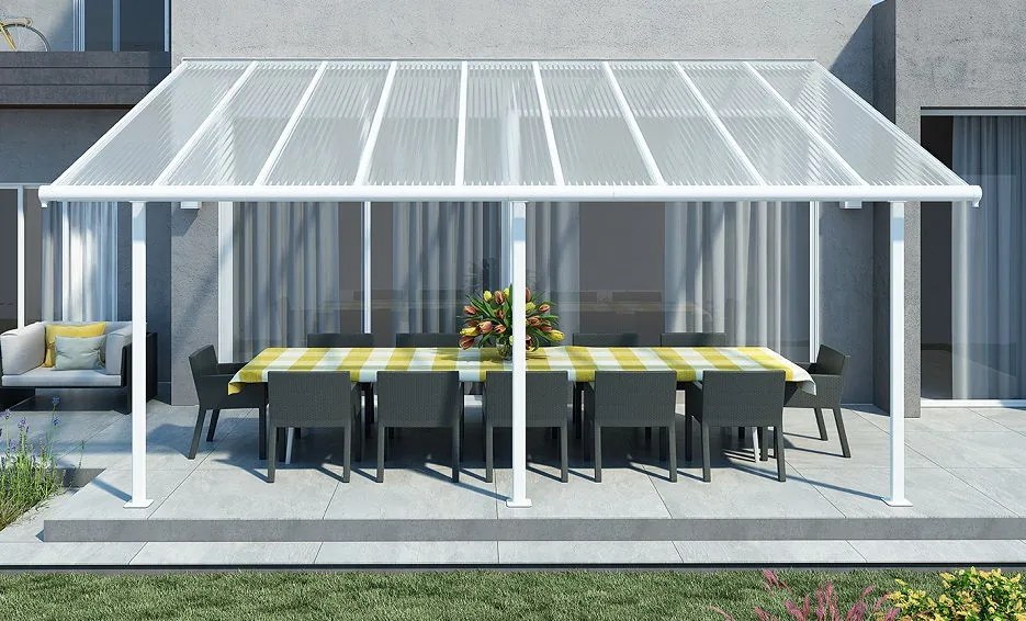 Acoperiș terasă transparent Sierra Palram - Canopia 3 x 5,46 m alb