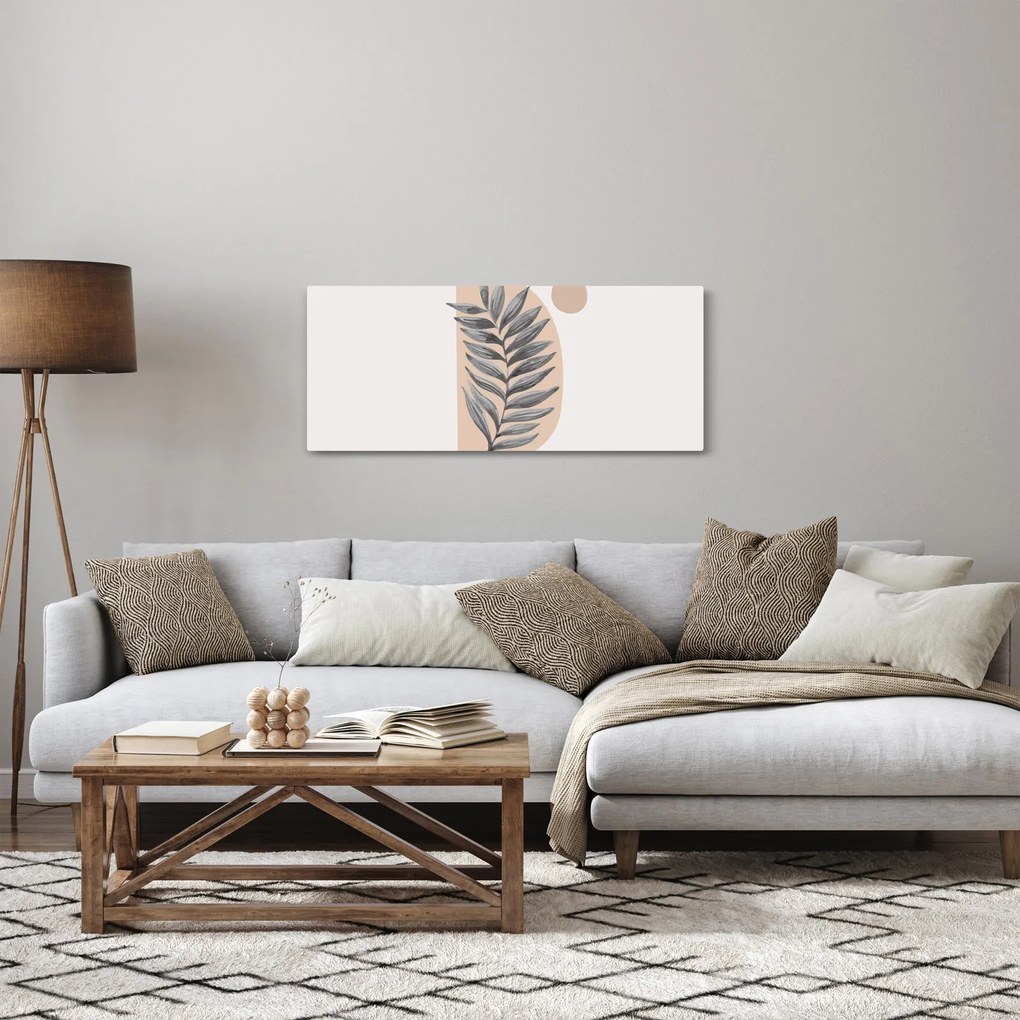 Tablou - Foaie ilustrată N⁰1 (120x50 cm)