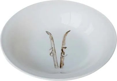Farfurie adanca, din portelan, D17cm, Ski