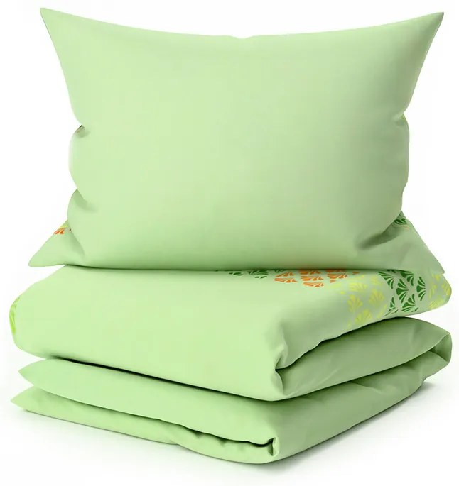 Lenjerie de pat din microsaten VELLARI, verde Dimensiune lenjerie de pat: 70 x 90 cm | 140 x 200 cm