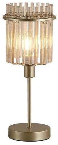 Veioza/Lampa de masa decorativa Swizzle champagne