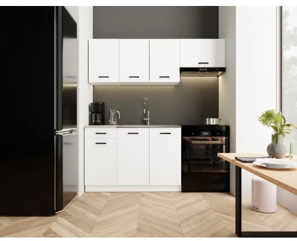 Bucătărie ARLEN 180 cm, albă