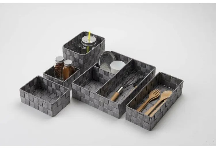 Organizator depozitare Compactor TEX 12 x 12 x 7 cm, gri