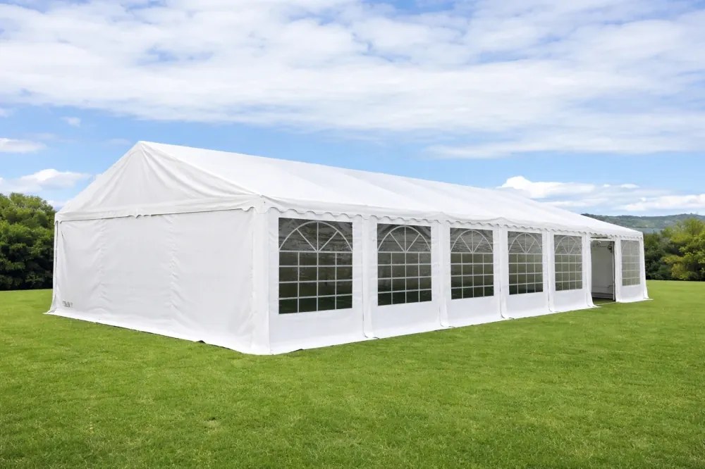 Cort evenimente, 4x12 M, Cort PE, Alb,