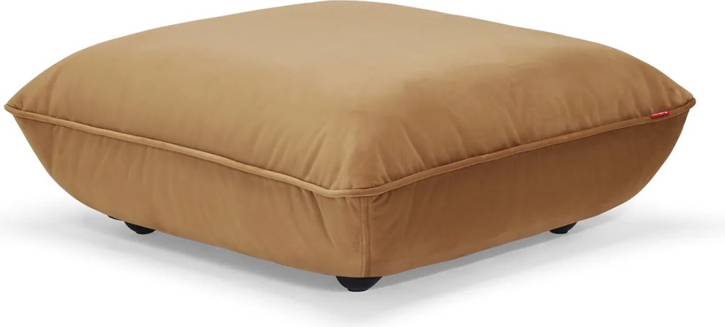 Scaun Sumo din catifea, cu modul, culori multiple - Fatboy Culoare: migdale