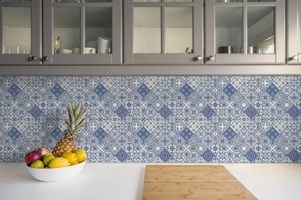 Panouri de vinil PVC Model albastru portughez