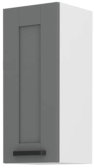 Dulap superior de bucătărie Lucid 30 G 72 1F (dustgrey + alb). 1045547