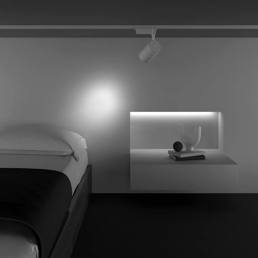 Spot LED, accesoriu pentru sinele monofazate Unity, Vuoro alb 15W 4000K