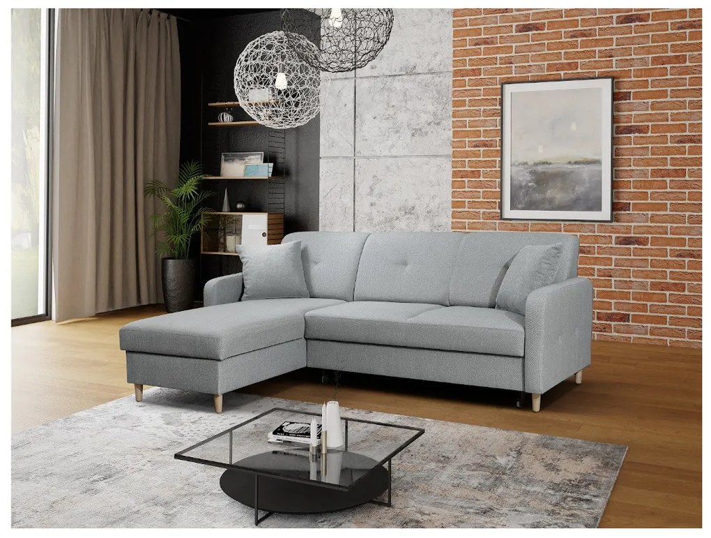 Expedo Coltar extensibil FOSIE, 220x88x162, asti 19, colt pe dreapta
