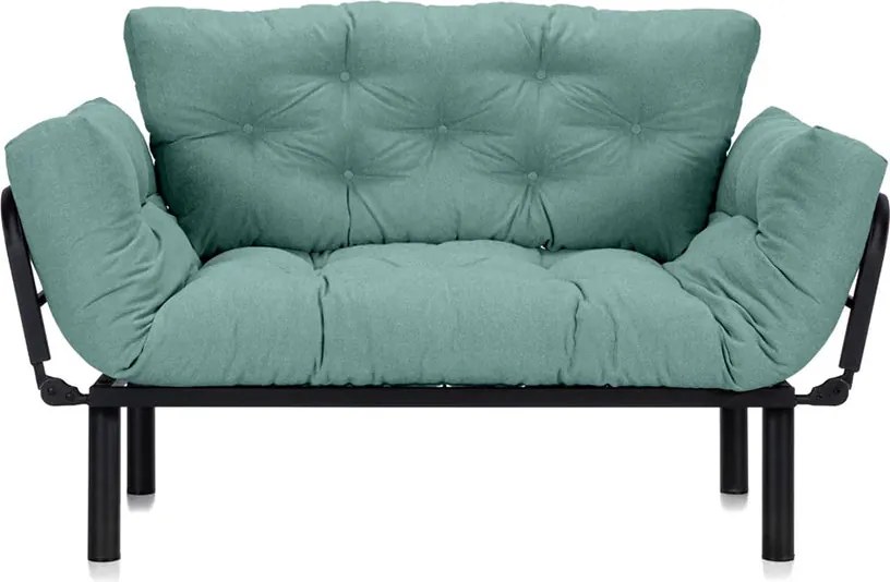 Canapea Extensibilă 2 locuri SUNNY, pentru terasă, 155x70x85 cm, Turcoaz-Enjoy
