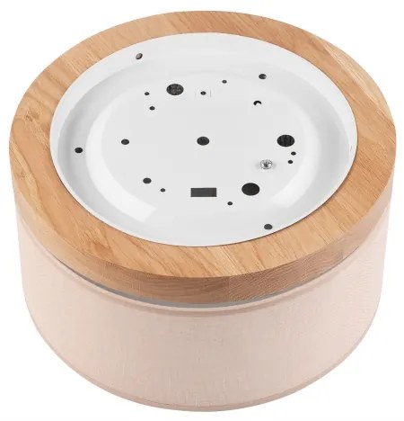 Plafonieră BELLADONNA Brilagi 1xE27/15W/230V d. 30 cm bej/stejar