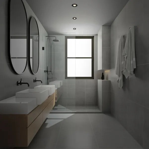 SET 3x corp de iluminat LED încastrat pentru baie Briloner 7056-035 LED/3W/230V IP44