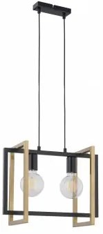 Suspensie vintage 2 becuri E27 Eden 32232 Sigma