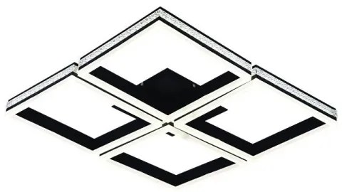 Lustră LED aplicată dimabilă, 215W, 230V, 3000-6500K + telecomandă