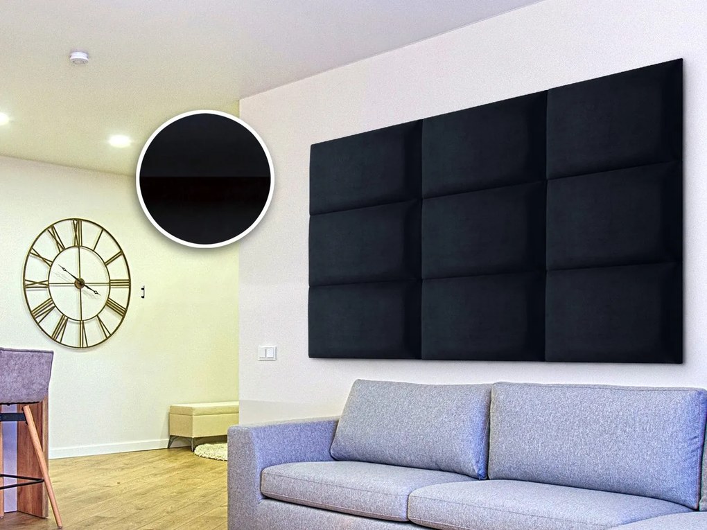 Panou tapițat Soundless 40x30 cm (albastru închis). Promo -6%. 1068526