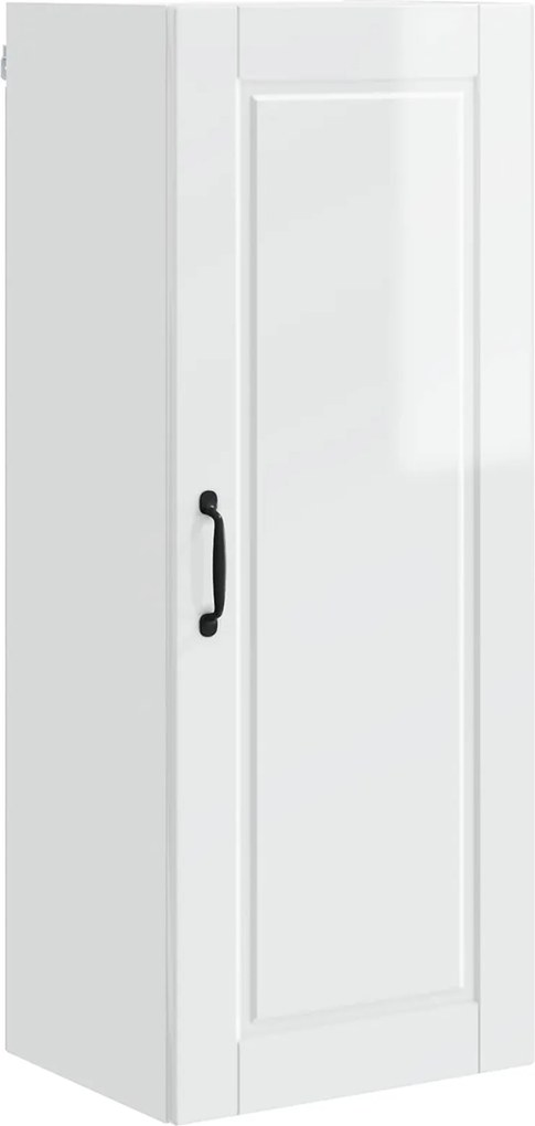 vidaXL Dulap de bucătărie Alb lucios 40 x 31 x 100 cm Lemn compozit